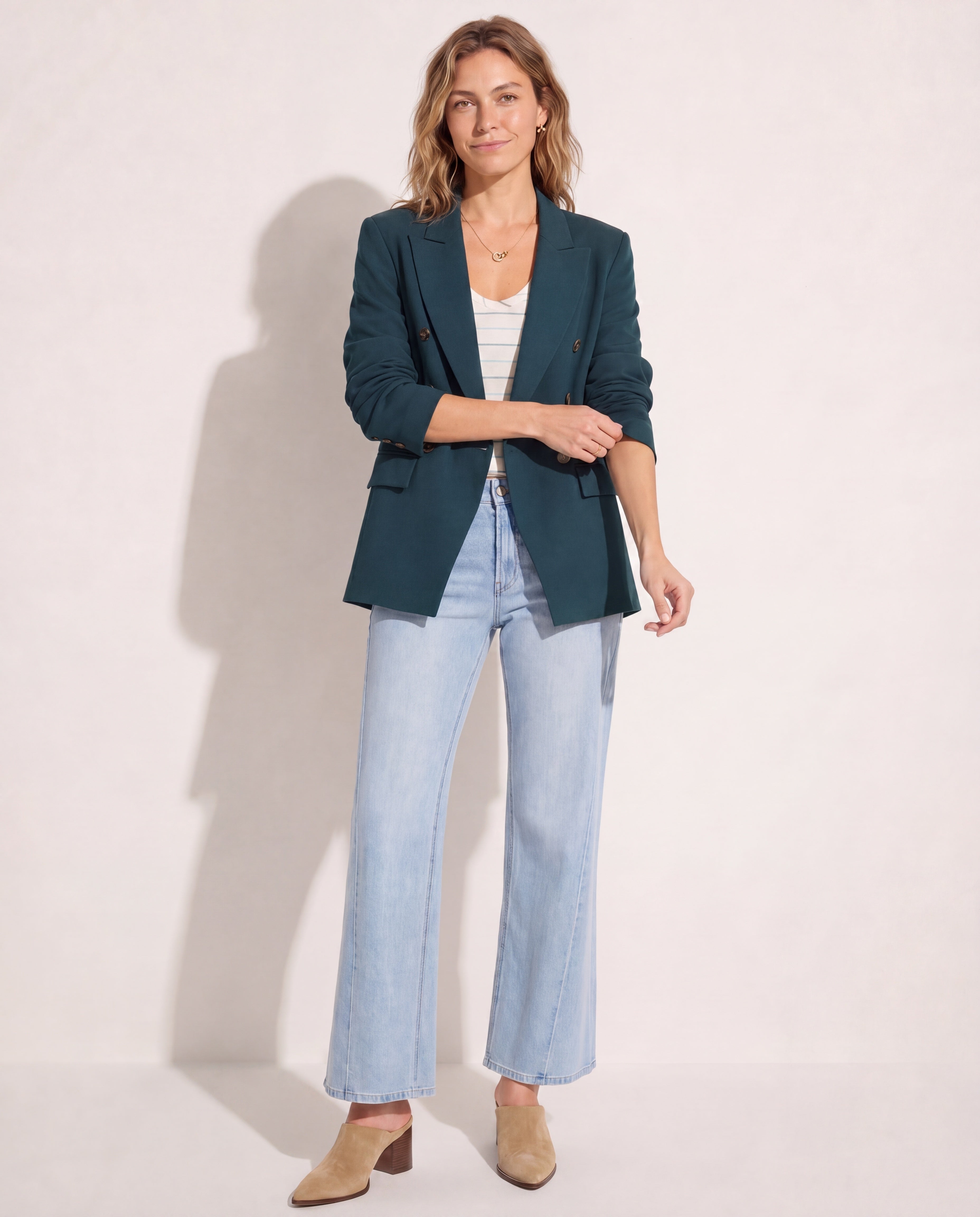 Ashlyn Double Breasted Blazer - Seventy Eight and Sunny
