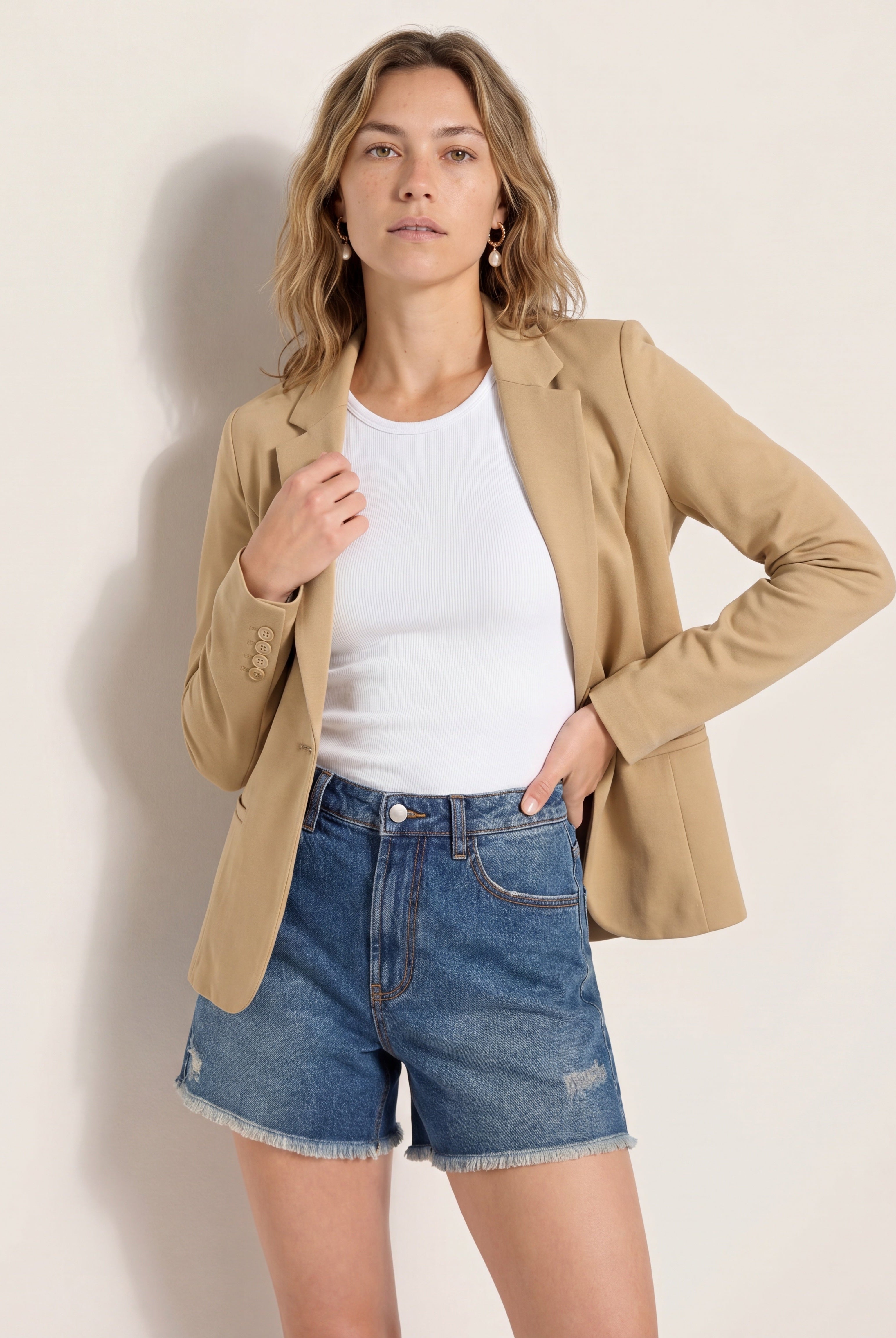 Fitted Blazer - Seventy Eight and Sunny