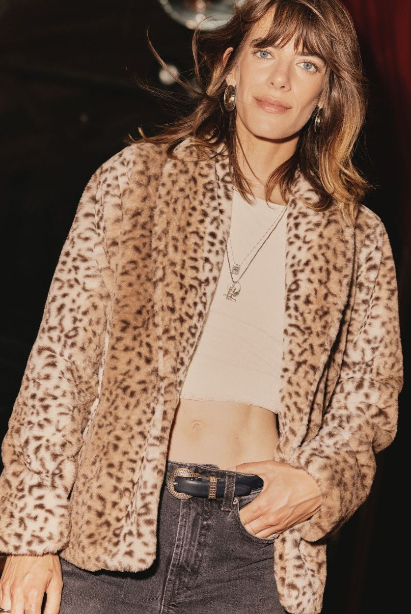 Luna Faux Fur Jacket - Seventy Eight and Sunny