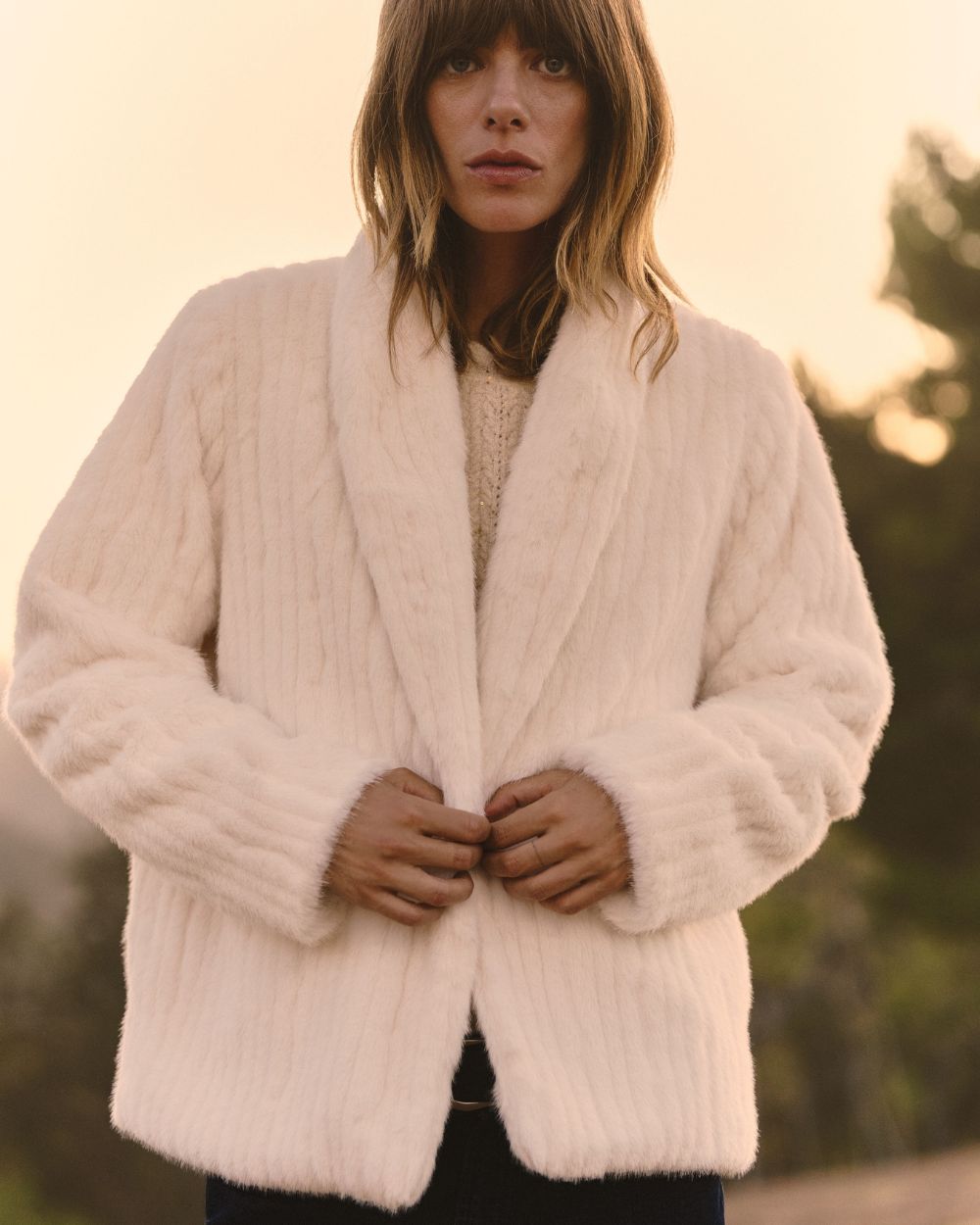 Luna Faux Fur Jacket - Seventy Eight and Sunny