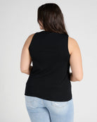 Black $|& SEAS Boat Neck Tank - SOF Back