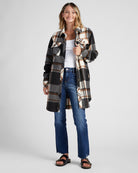 Black Brown Plaid $|& Thread & Supply Roswell Jacket - SOF Front