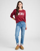 Cabernet $|& SEAS Wine Graphic Pullover - UGC On Fig