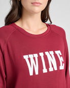 Cabernet $|& SEAS Wine Graphic Pullover - SOF Full Front