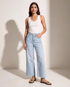 Light Wash $|& SEAS Joni Wide Leg Jeans - SOF Back