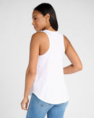 White $|& SEAS Mama Mommy Graphic Tank - SOF Back