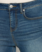 Dark Wash $|& SEAS Mariah Bootcut Jeans - SOF Full Front