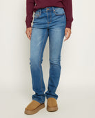 Medium Wash $|& Herizon Avril High Rise Slim Bootcut Jeans - SOF Front