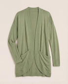 Heather Olive $|& SEAS Cocoon Cardigan - Hanger Detail