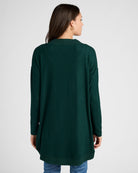 Hunter Green $|& SEAS Cocoon Cardigan - SOF Back