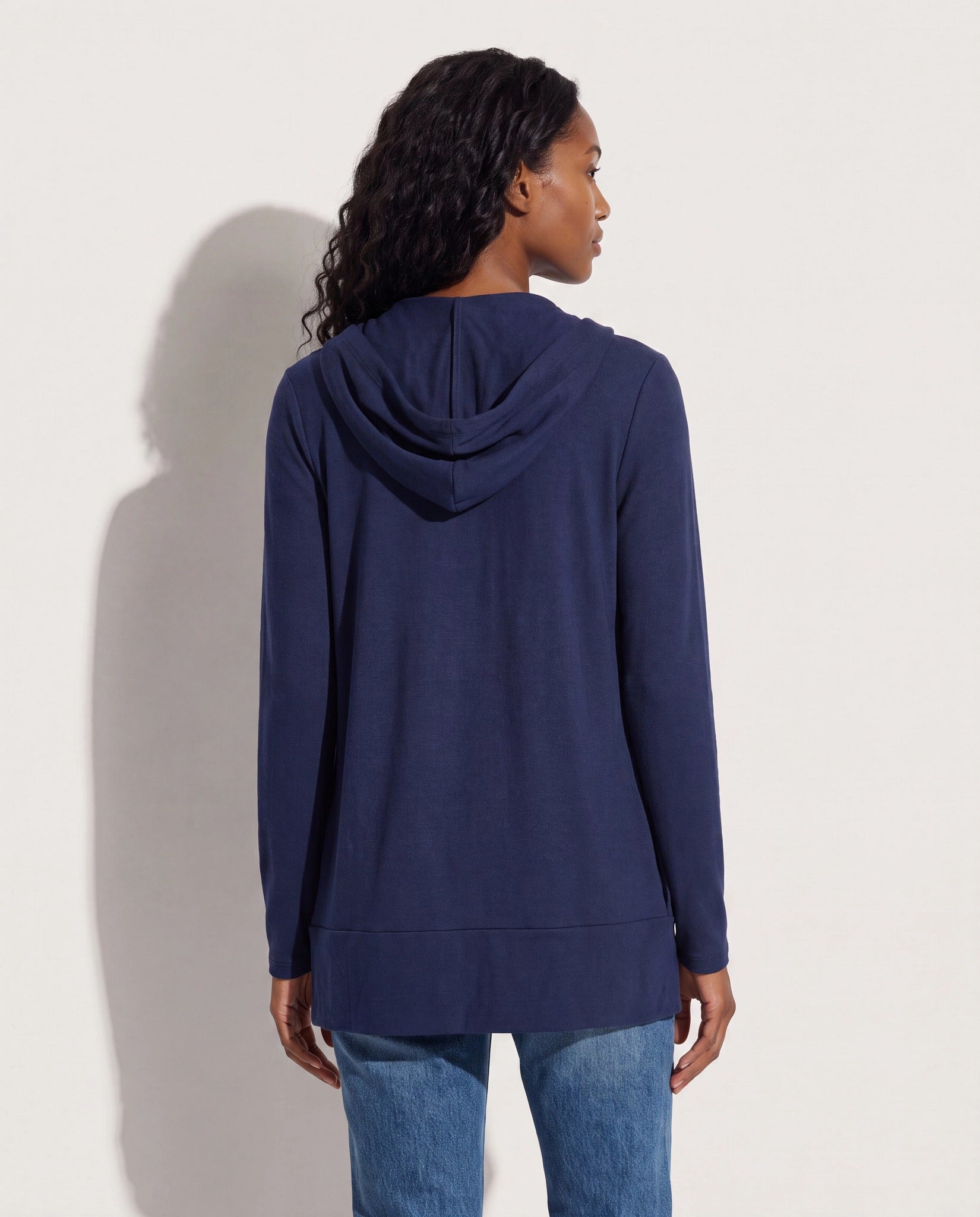 Navy $|& SEAS Over The Falls Cardigan - SOF Back