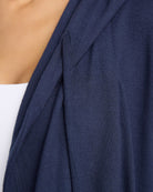 Navy $|& SEAS Over The Falls Cardigan - SOF Full Front