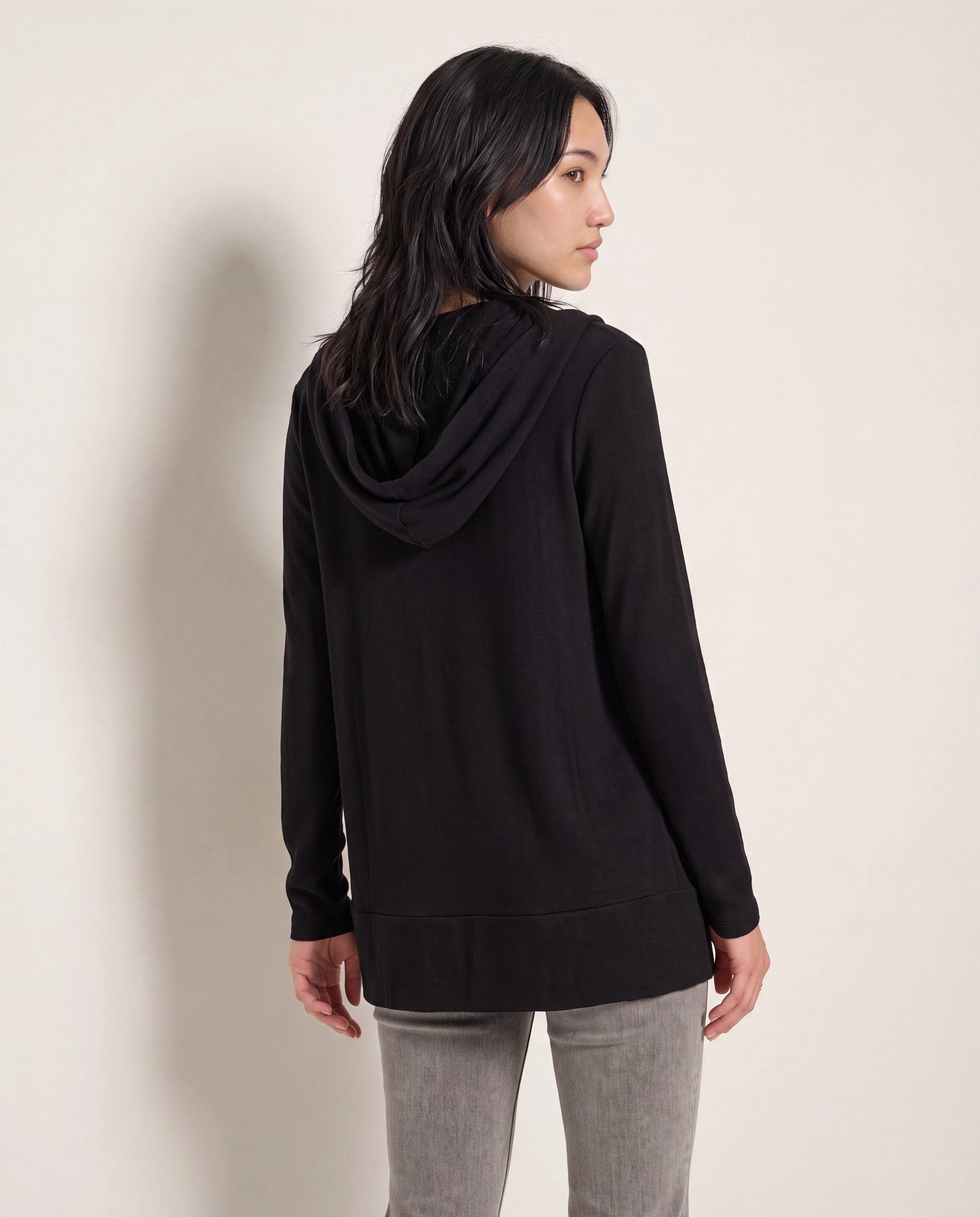 Black $|& SEAS Over The Falls Cardigan - SOF Back