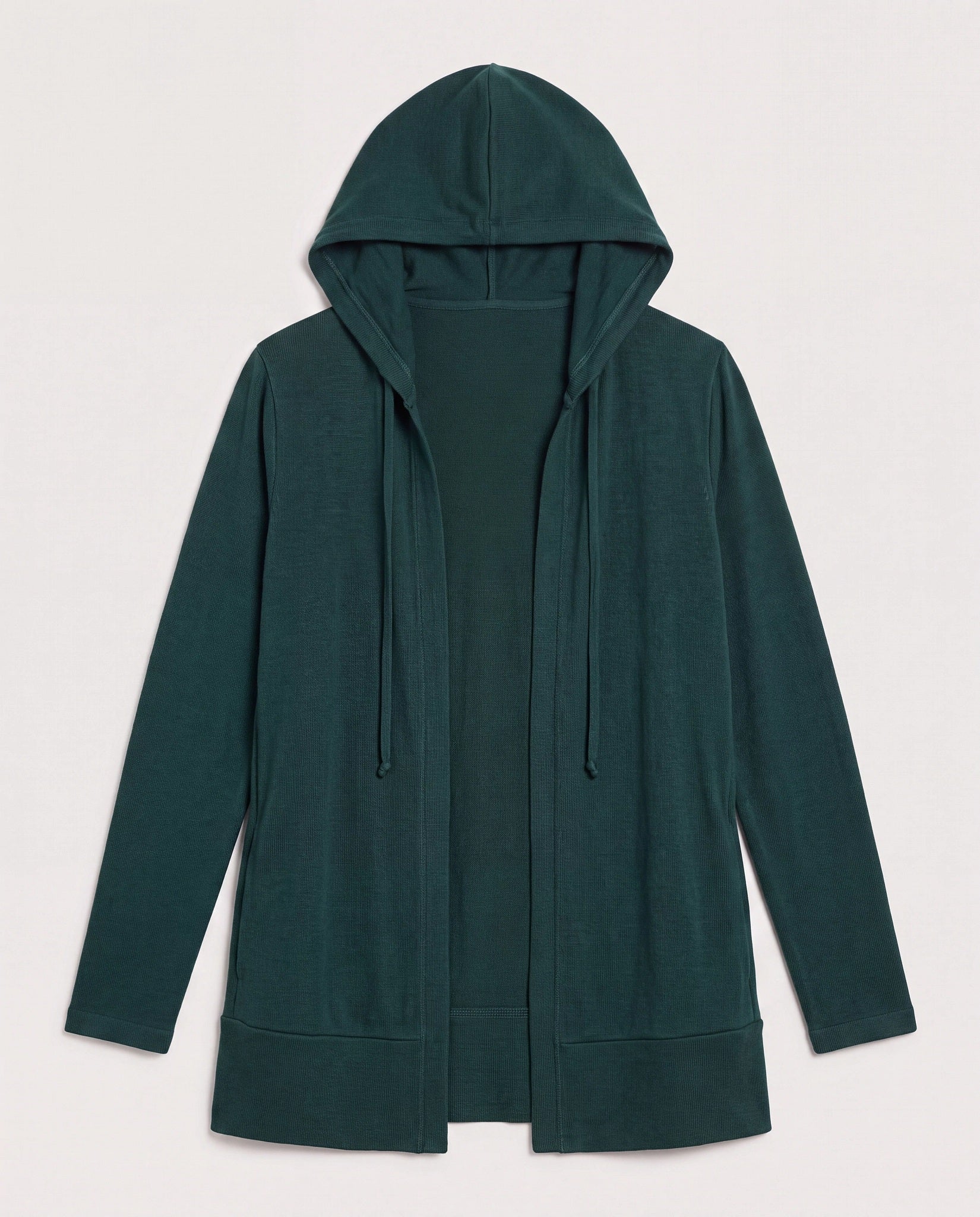 Hunter Green $|& SEAS Over The Falls Cardigan - Hanger Detail
