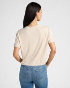 Marble $|& SEAS Newport Cropped Tee - SOF Back
