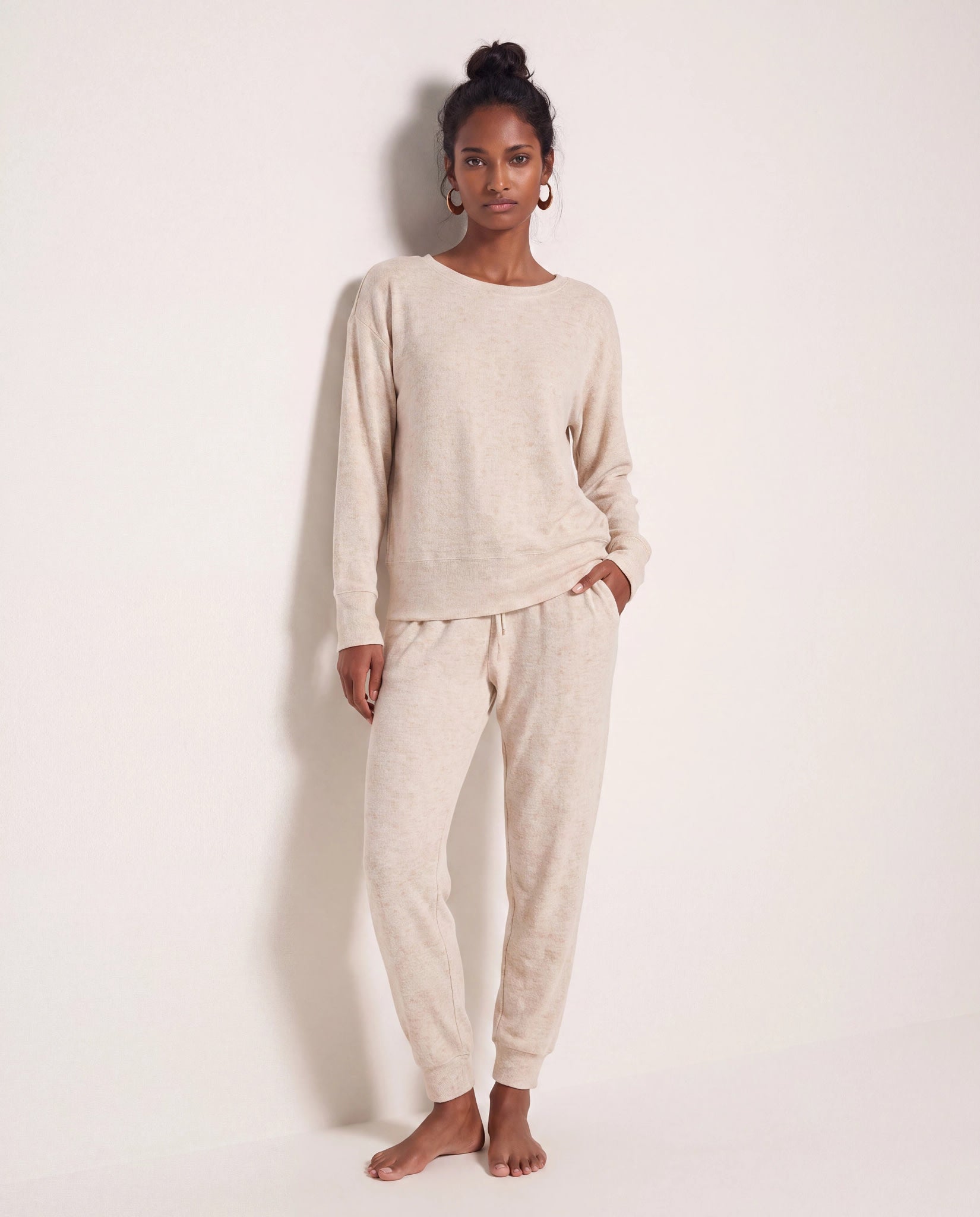 Oatmeal $|& SEAS Dreamy Hacci Pullover - UGC On Fig