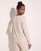 Oatmeal $|& SEAS Dreamy Hacci Pullover - SOF Back