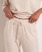 Oatmeal $|& SEAS Dreamy Hacci Lounge Jogger - SOF Full Front