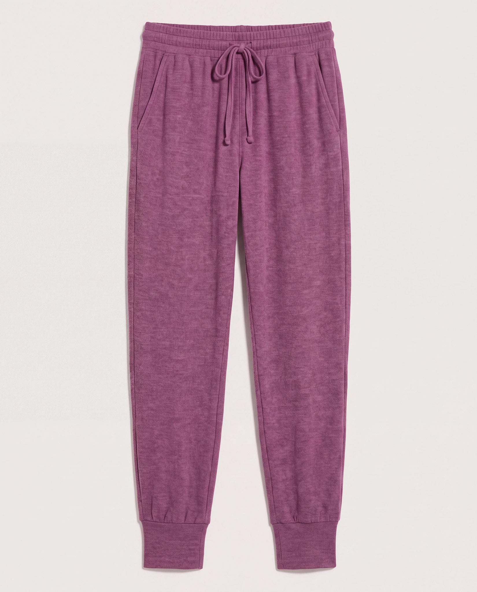 Vintage Plum $|& SEAS Dreamy Hacci Lounge Jogger - Hanger Detail