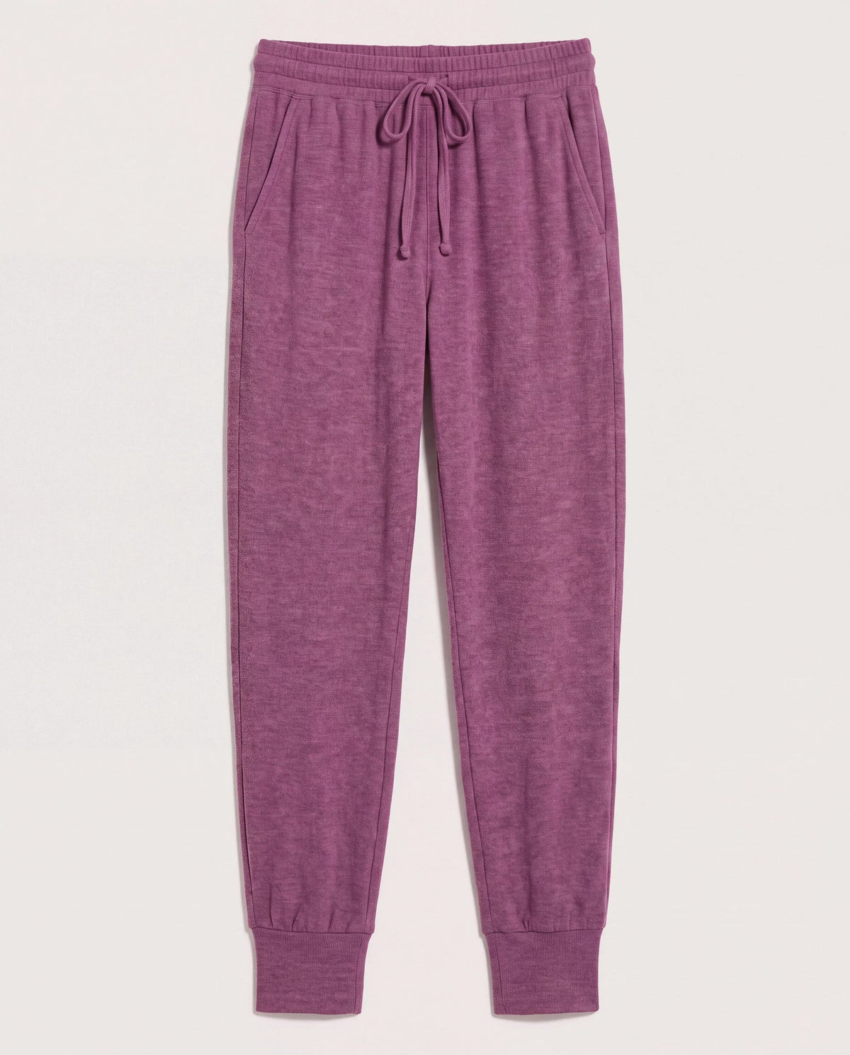Vintage Plum $|& SEAS Dreamy Hacci Lounge Jogger - Hanger Detail
