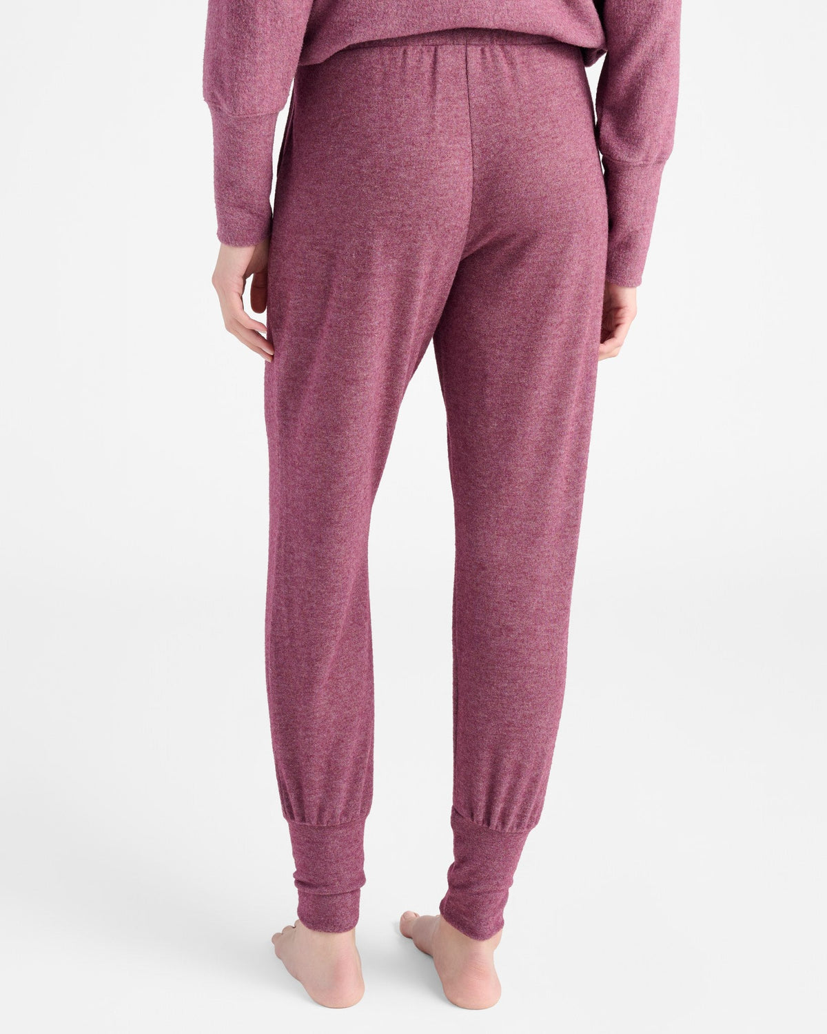 Vintage Plum $|& SEAS Dreamy Hacci Lounge Jogger - SOF Back