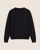 Black $|& SEAS Shoreline Hacci Crew - Hanger Detail