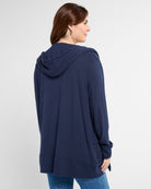 Navy $|& SEAS Over the Falls Cardigan - SOF Back
