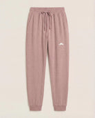 Mauve $|& SEAS Shoreline Hacci "Cloud" Graphic Jogger - Hanger Detail