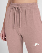 Mauve $|& SEAS Shoreline Hacci "Cloud" Graphic Jogger - SOF Full Front