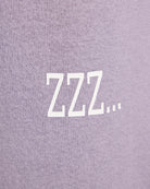 Heather Purple Sage $|& SEAS Shoreline Hacci "ZZZ" Graphic Jogger - SOF Detail