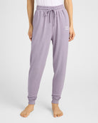 Heather Purple Sage $|& SEAS Shoreline Hacci "ZZZ" Graphic Jogger - SOF Front