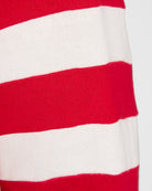 Chili Pepper/Cream $|& SEAS Shoreline Varsity Cozy Top - SOF Detail