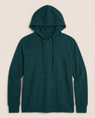 Hunter Green $|& SEAS Shoreline Hacci Pocket Hoodie - Hanger Detail