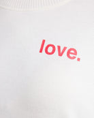 Cream $|& SEAS Shoreline Hacci "Love" Graphic Pullover - SOF Full Front