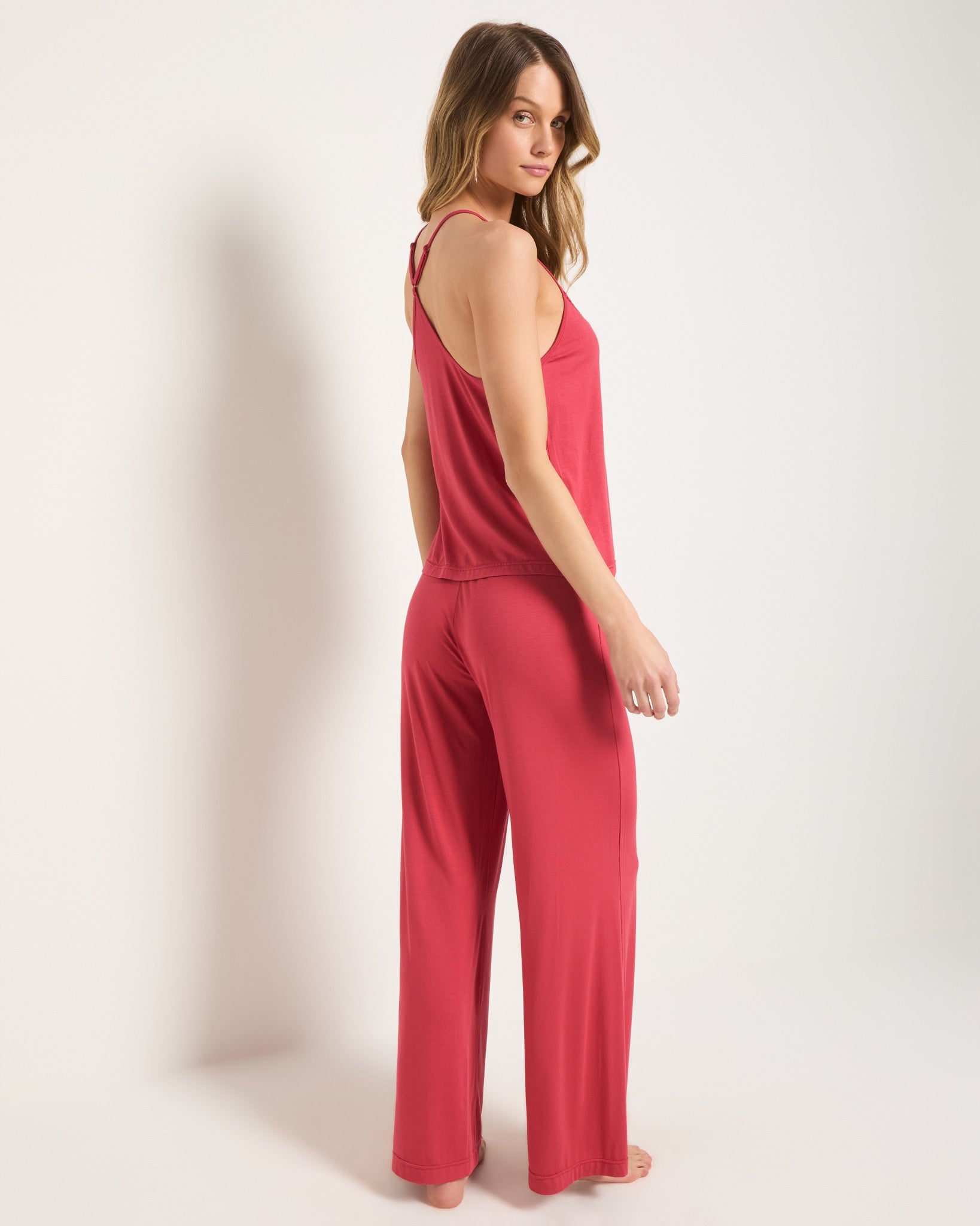 Soft Rose $|& SEAS Primrose Lace Sleep Set - VOF Side