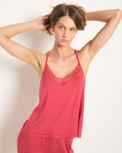 Soft Rose $|& SEAS Primrose Lace Sleep Set - SOF Front