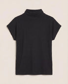 Black $|& SEAS Pier Funnel Neck Hacci Tee - Hanger Detail
