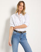 White Heart $|& SEAS Jetty Button Up Shirt - SOF Detail