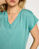 Seaglass $|& SEAS SoCal Short Sleeved Top - SOF Back