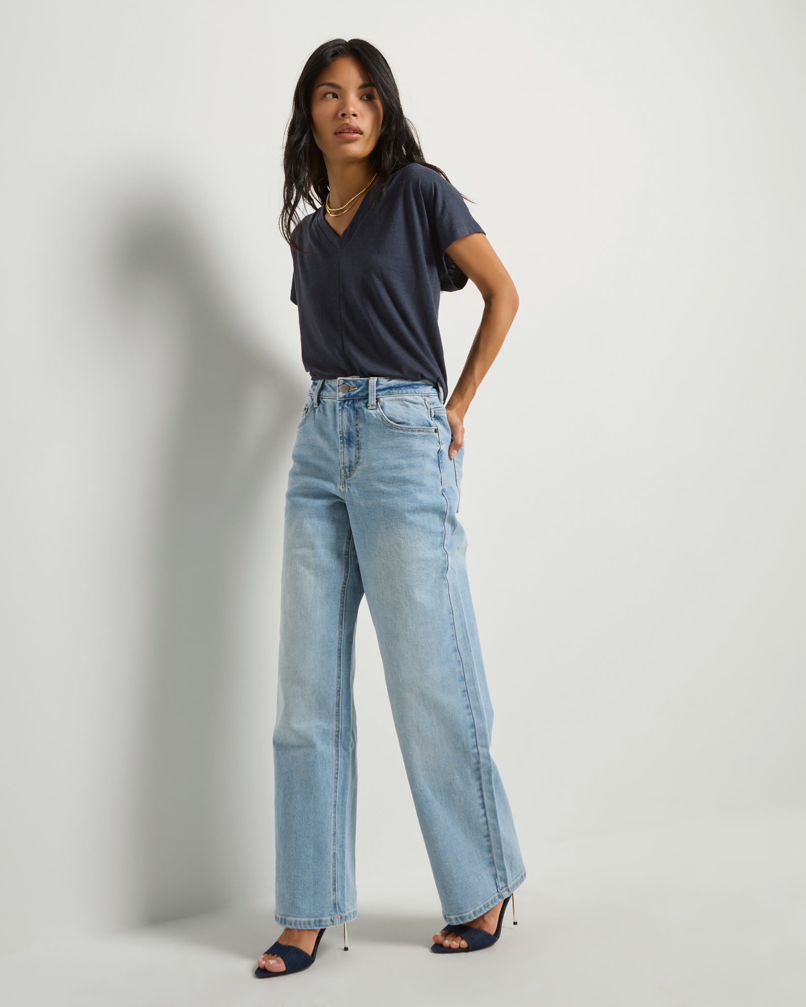 Mariner Midnight $|& SEAS SoCal Short Sleeved Top - SOF Full Front