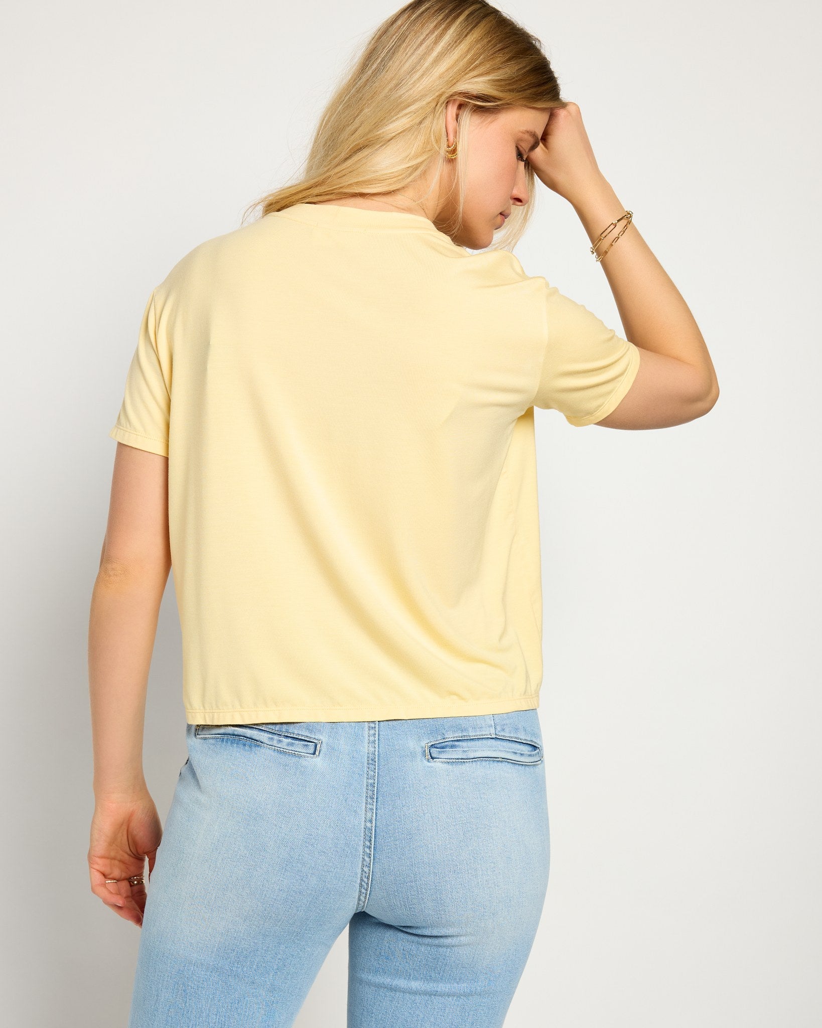 Butter $|& SEAS Newport Cropped Tee - SOF Back