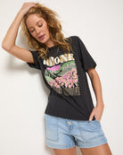 Faded Black $|& SEAS Rhone Current Relaxed Graphic Tee - VOF Front