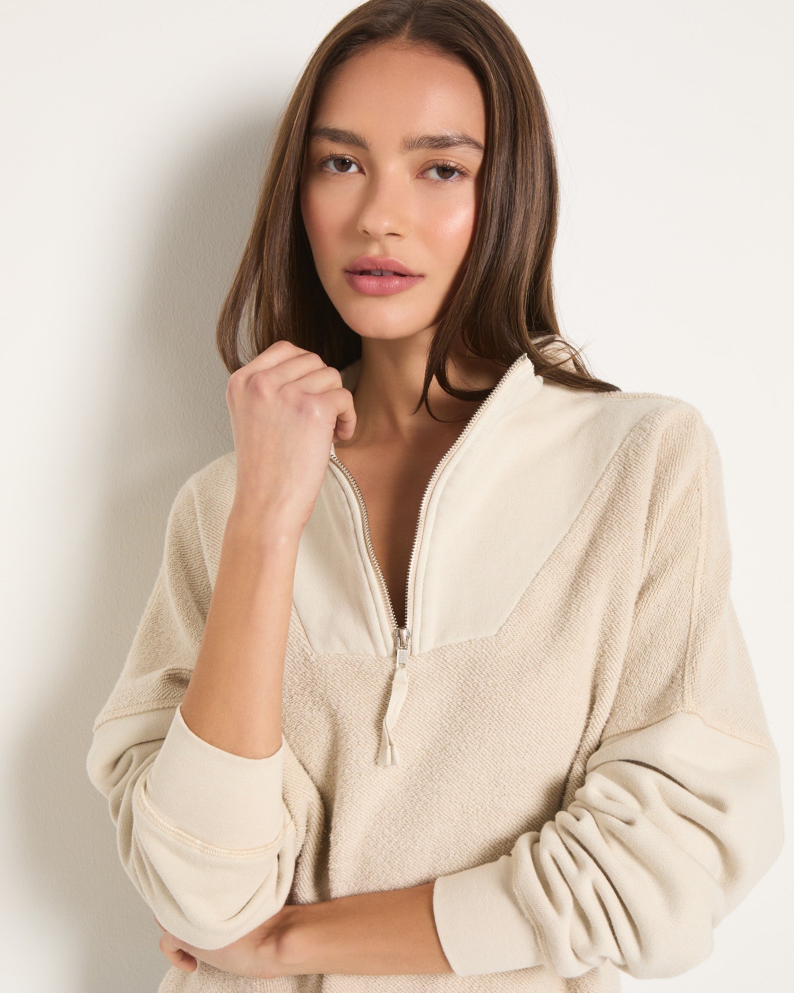 Terra Half Zip Sweatshirt - Vintage 100% Cotton Fleece – Seventy