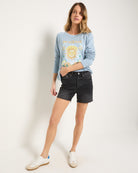 French Blue $|& SEAS Graphic Sweatshirt - UGC On Fig