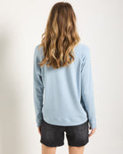 French Blue $|& SEAS Graphic Sweatshirt - SOF Back