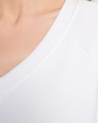 White $|& SEAS Breaker V-Neck Sweatshirt - SOF Full Front