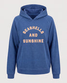 Navy $|& SEAS Seashells and Sunshine Graphic Hoodie - Hanger Detail