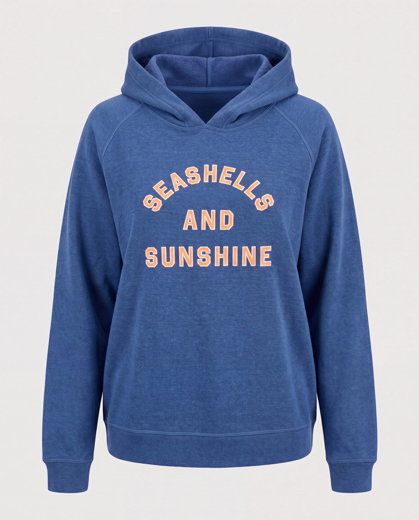 Navy $|& SEAS Seashells and Sunshine Graphic Hoodie - Hanger Detail