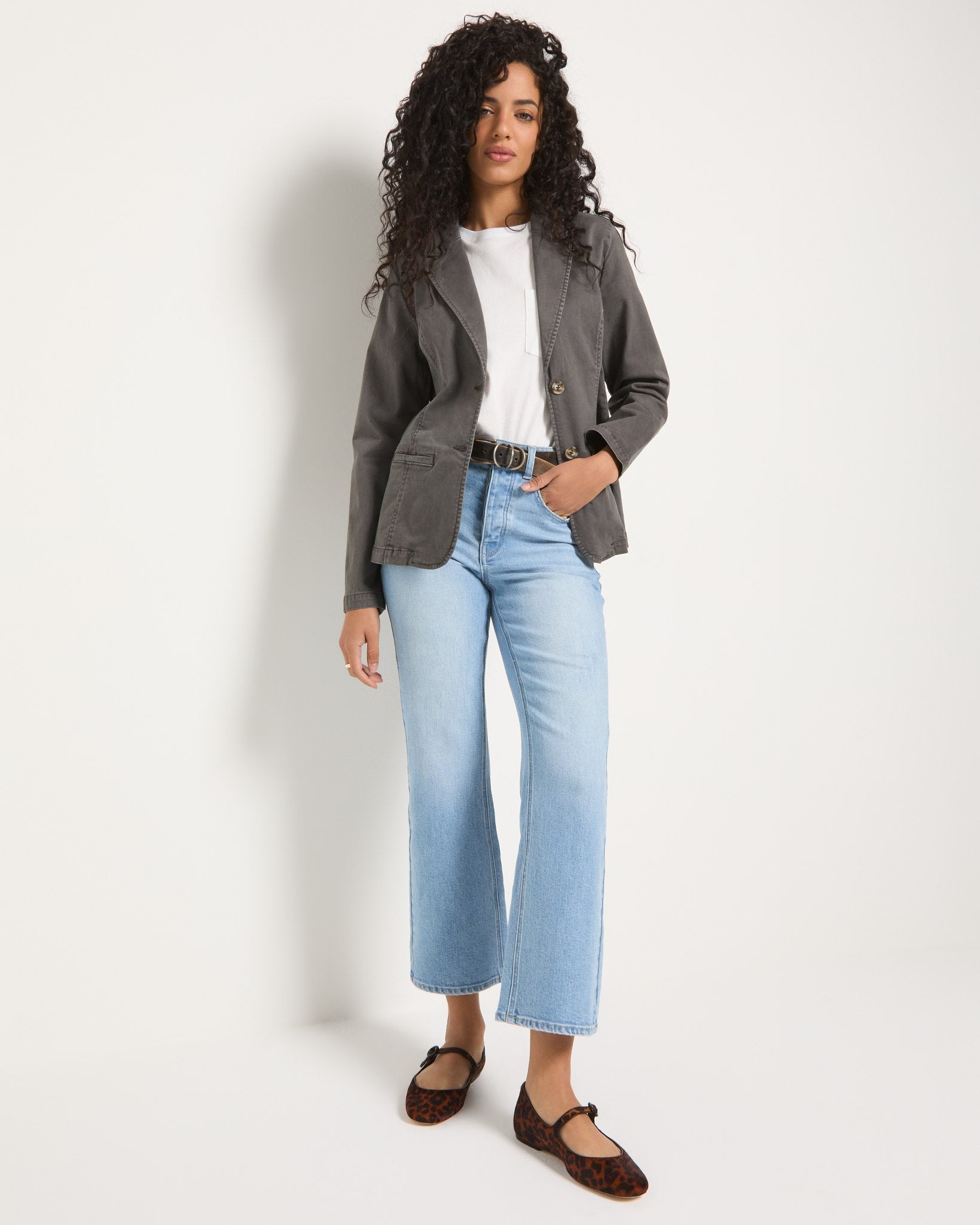 Charcoal $|& SEAS Pacific Heights Blazer - UGC On Fig
