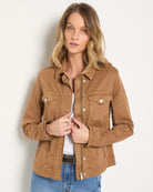 Camel $|& SEAS Potrero Twill Jacket - SOF Front